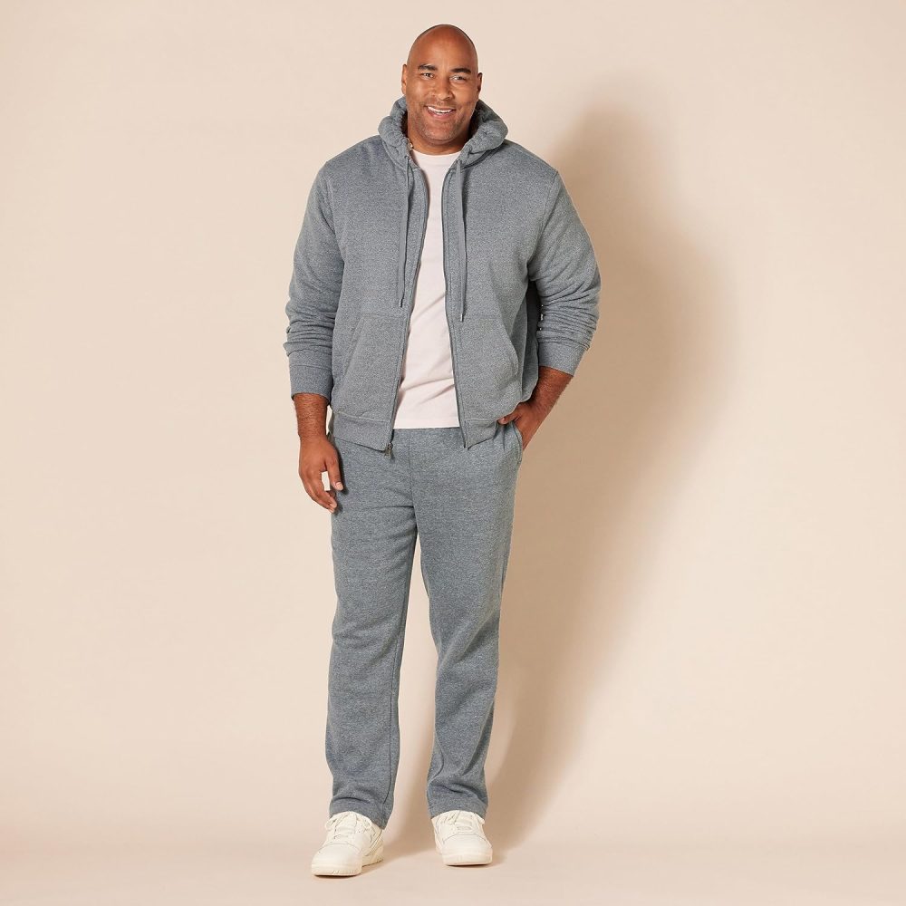 Hoodie For Men, Sherpa-Lined Full-Zip Fleece Sweatshirt - Image 7